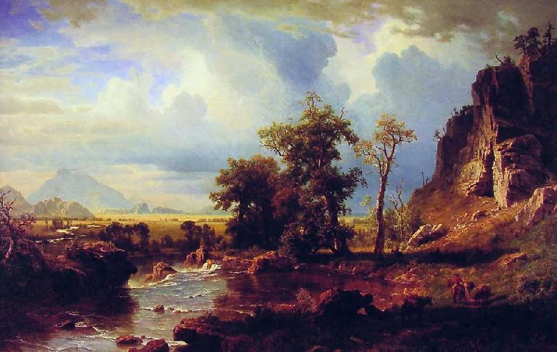 Albert Bierstadt North Fork of the Platte Nebraska